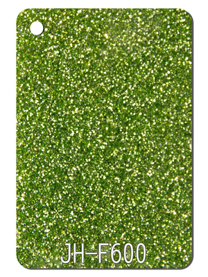 3mm Apple Green Glitter PMMA Panel akrylowy Panel Home Lampa sufitowa Wall Hotel Decor