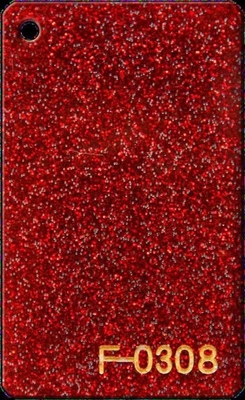 SGS 1/8 &quot;Gruby czerwony brokat Shimmer Cast akrylowy arkusz do tworzenia rzemiosła artystycznego DIY