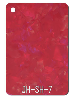 Arkusz akrylowy z czerwoną teksturą Wzorzysty arkusz z pleksiglasu w stylu perłowym 1220x2440mm