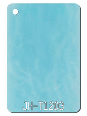 3-10mm jasnoniebieski kamień tekstury PMMA akrylowy arkusz z tworzywa sztucznego Office Hotel Decor